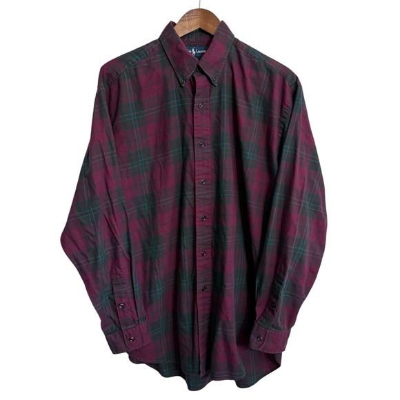 Ralph Lauren Other - Ralph Lauren shirt men's‎ large Blake plaid blue pony cotton button down preppy